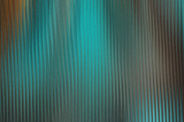 Obraz premium A textured abstract background with vertical lines in shades of teal and brown, creating a sense of depth and movement