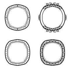 Hand Drawn Vector Frame Collection