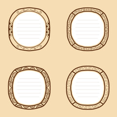 Hand Drawn Vector Frame Collection