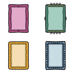 Hand Drawn Vector Frame Collection