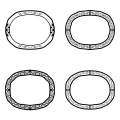 Hand Drawn Vector Frame Collection