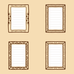 Hand Drawn Vector Frame Collection