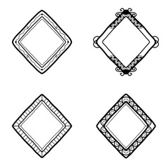 Hand Drawn Vector Frame Collection