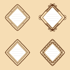 Hand Drawn Vector Frame Collection