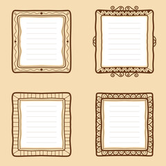 Hand Drawn Vector Frame Collection