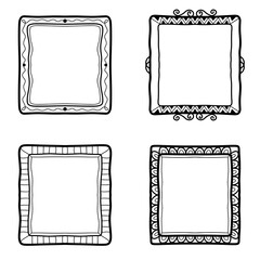 Hand Drawn Vector Frame Collection