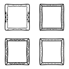 Hand Drawn Vector Frame Collection
