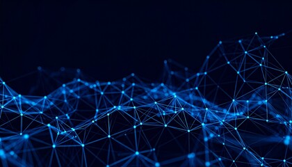 Digital network abstract technology background