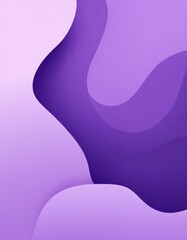 Abstract purple layered design with varying shades and organic, flowing shapes creating a depth effect and soft, layered look