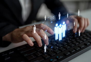 Global human network and workforce distribution highlight human, network, and global presence...