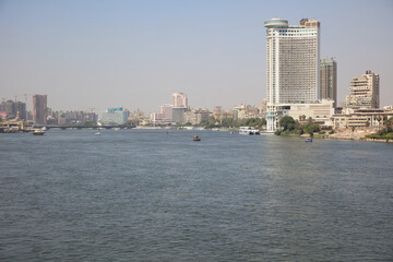 Obraz premium The Nile scene from university Bridge
