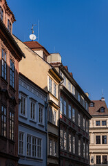 Obraz premium Decooration of the building in Old Prague