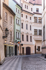 Fototapeta premium Narrow streets of Old Prague