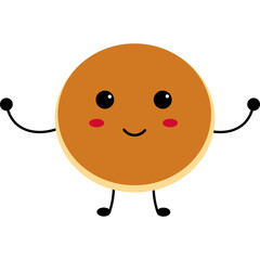 Pancake Cute Character