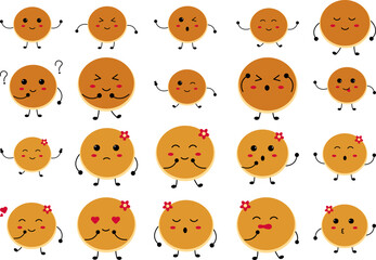 Pancake Cute Character