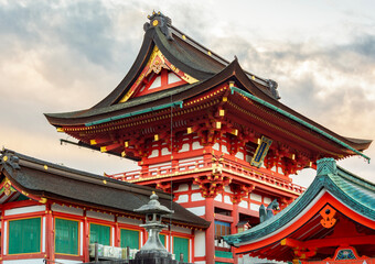 Fototapeta premium Fushimi Inari Taisha shrine in Kyoto, Japan