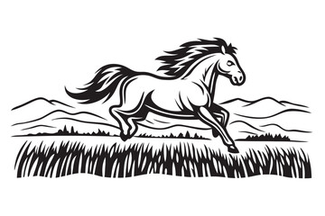 horse vector illustration
