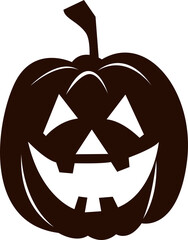 Halloween Pumpkin Silhouette
