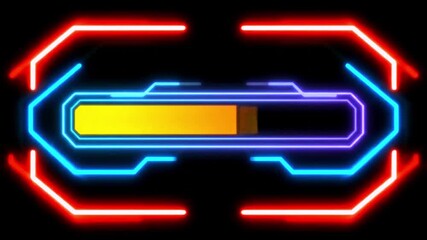 Video Game Health Bar HUD Animation - Powered by Adobe