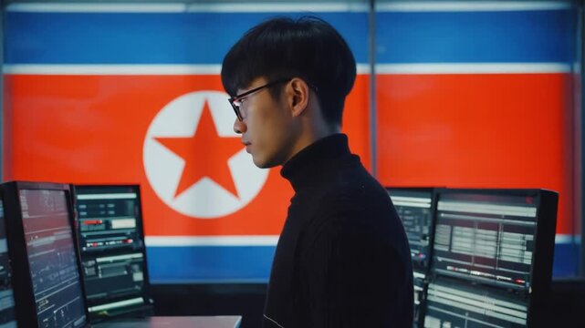 North Korean hacker.