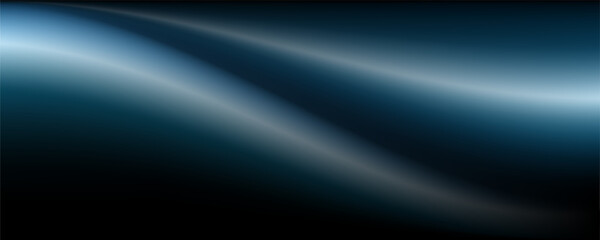 Silver foil background with a metallic mirror texture. Chrome gradient surface with a slight sheen. Gray aluminum sheet with reflections. Abstract cool background of platinum and titanium. Vector