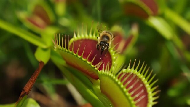 Venus flytrap insect plant 