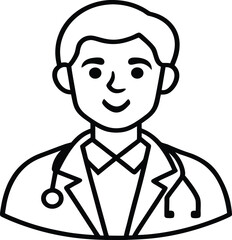 doctor icon vector