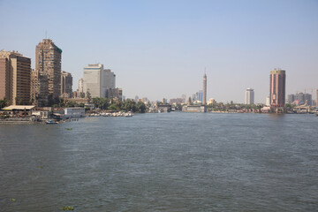 Obraz premium The Nile scene from university Bridge