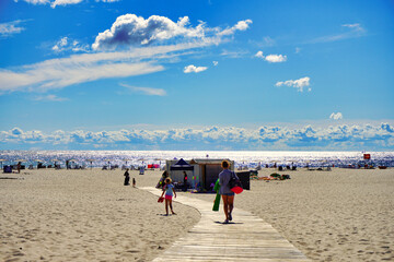 Hel. Plaża. Morze bałtyckie. Scieżka © Bluku