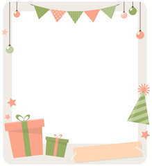 Birthday Party Polaroid Frame