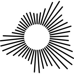 Circle Audio Wave Frame