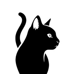 black cat silhouette