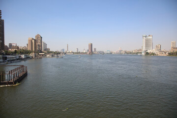 Obraz premium The Nile scene from University Bridge