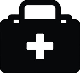 Obraz premium Medical kit icon template