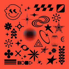 Utilitarian Abstract Graphic Elements Set