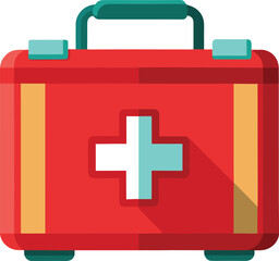 Obraz premium Medical kit icon template