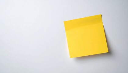 yellow sticky note on wall