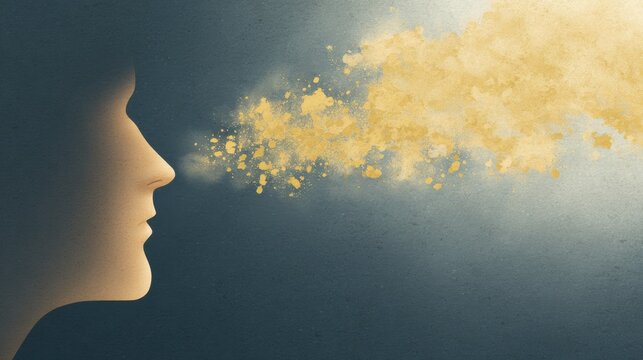 Air pollution or dust particles floating in the air affect and harm the respiratory system and health. Allergies and lung diseases caused by impure air.