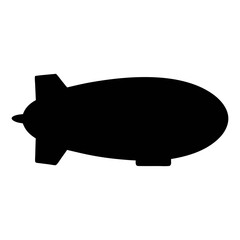 Find black zeppelin airship illustration vector image for blimp and dirigible graphic design projects © black man