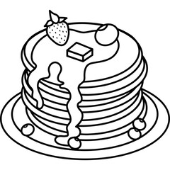 Breakfast Pancakes Line