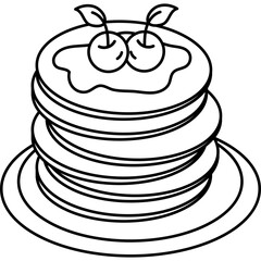 Breakfast Pancakes Line