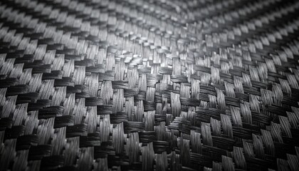 Obraz premium Detailed Close-Up of Woven Carbon Fiber Texture
