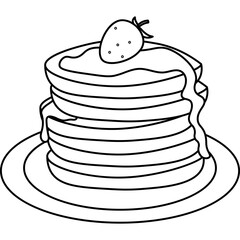 Breakfast Pancakes Line