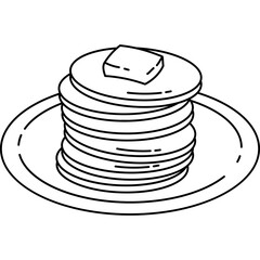 Breakfast Pancakes Line