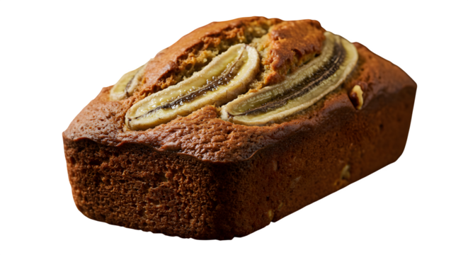 Brown, textured loaf is brightly lit against black. Food photography, baking blog, print materials.