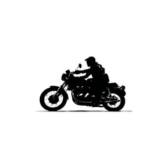 Obraz premium motorcycle on white background