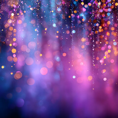 A captivating display of shimmering bokeh lights create a magical, dreamlike atmosphere.