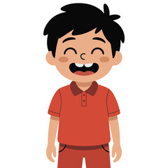Cartoon man character vector illustration on white background
