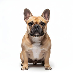 Fototapeta premium Studio Portrait: Fawn French Bulldog