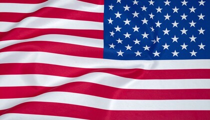 Flag of the United States with red and white stripes and a blue canton containing white stars.